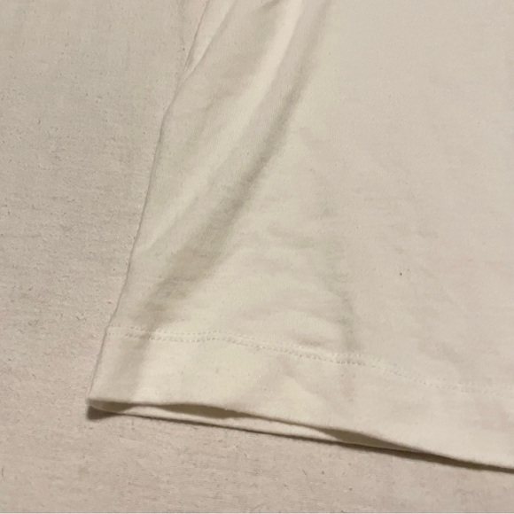 Teddy Fresh Top White Shirt Sleeve Shirt Graphic Teddy Bear Women’s Large - Picture 8 of 16